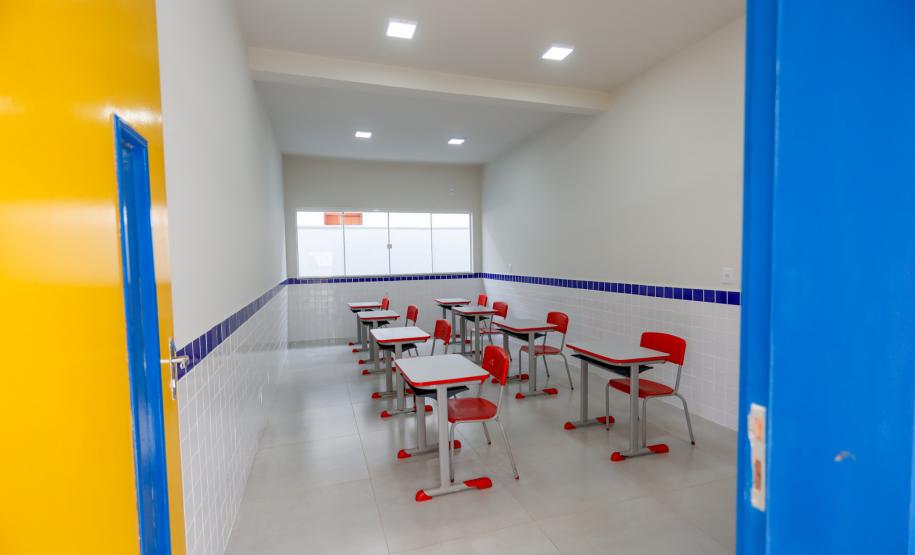 O governador Carlos Massa Ratinho Junior inaugura a Escola de Educação Especial de Nova Laranjeiras, na região Centro-Sul do Paraná.