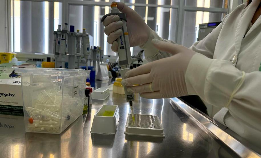 No Paraná, a dengue é diagnosticada de diferentes maneiras: critério clínico epidemiológico, exame laboratorial de sorologia ELISA (Enzyme Linked Immuno Sorbent Assay) e exame de Reação em Cadeia da Polimerase em Tempo Real (RT-qPCR). Diferente da Covid-19, os exames laboratoriais de arboviroses são utilizados para critérios de vigilância em saúde.