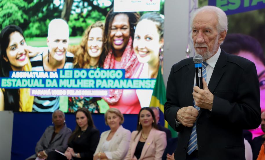Vice Governador Darci Piana participa do lançamento do código estadual da mulher paranaense.