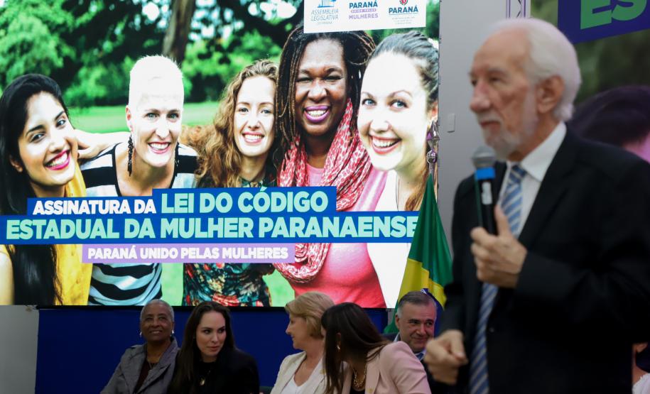 Vice Governador Darci Piana participa do lançamento do código estadual da mulher paranaense.
