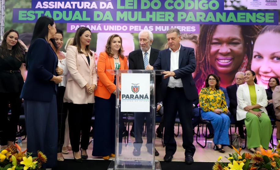 Vice Governador Darci Piana participa do lançamento do código estadual da mulher paranaense.