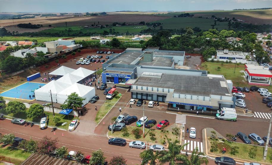 Cornélio Procópio, 08 de dezembro de 2023 - O governador Carlos Massa Ratinho Junior participa da inauguração do Hospital Regional de Cornélio Procópio.