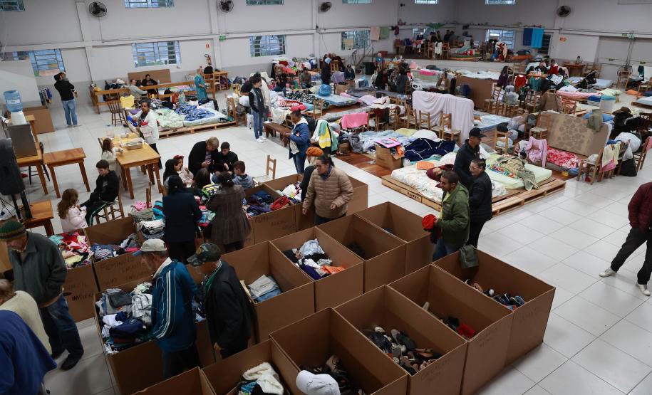 Campanha do Estado chega a 13,2 mil toneladas de doações enviadas ao Rio Grande do Sul