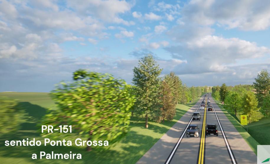 R$ 274 milhões: DER/PR publica edital de modernização da PR-151, de Palmeira a Ponta Grossa