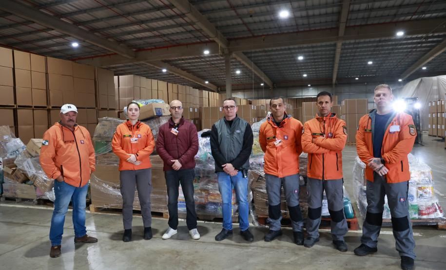 Campanha do Estado chega a 13,2 mil toneladas de doações enviadas ao Rio Grande do Sul