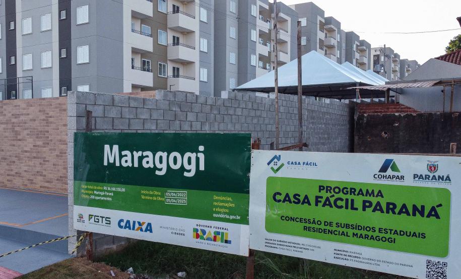 O governador em exercício Darci Piana participou nesta sexta-feira (10) da inauguração do Residencial Maragogi, em Maringá. O empreendimento da P3 Engenharia conta com 200 apartamentos, dos quais 138 contaram com aportes do Governo do Estado para subsídio do valor de entrada às famílias compradoras por meio do programa Casa Fácil Paraná