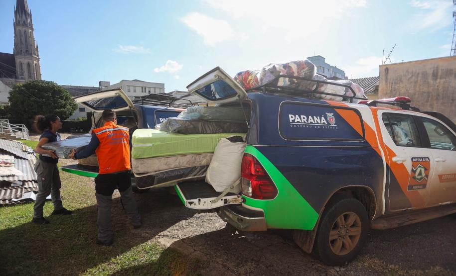 Campanha do Estado chega a 13,2 mil toneladas de doações enviadas ao Rio Grande do Sul