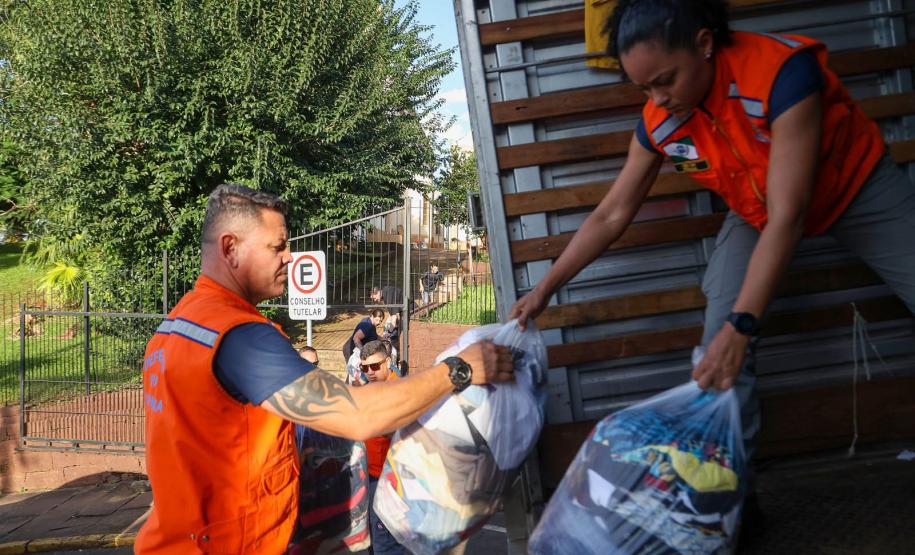 Campanha do Estado chega a 13,2 mil toneladas de doações enviadas ao Rio Grande do Sul