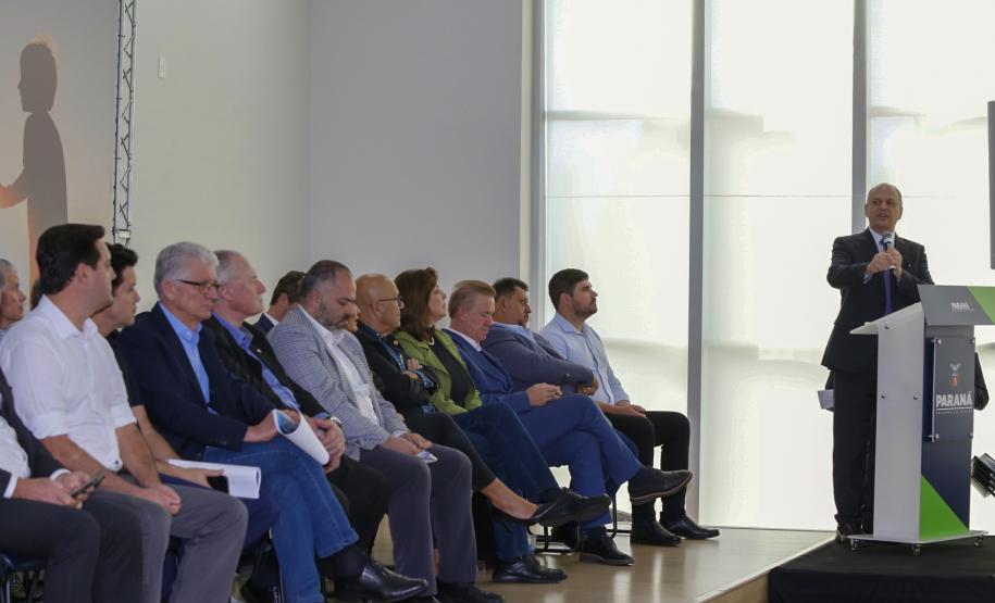 O governador Carlos Massa Ratinho Junior participa nesta quarta-feira (19), do lançamento Programa Rota do Progresso no Palácio Iguaçu.