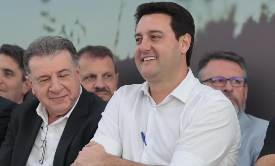 O governador Carlos Massa Ratinho Junior participa nesta quarta-feira (19), do lançamento Programa Rota do Progresso no Palácio Iguaçu.