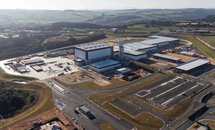 O governador Carlos Massa Ratinho Junior participou da inauguração da Maltaria Campos Gerais, localizada em Ponta Grossa.