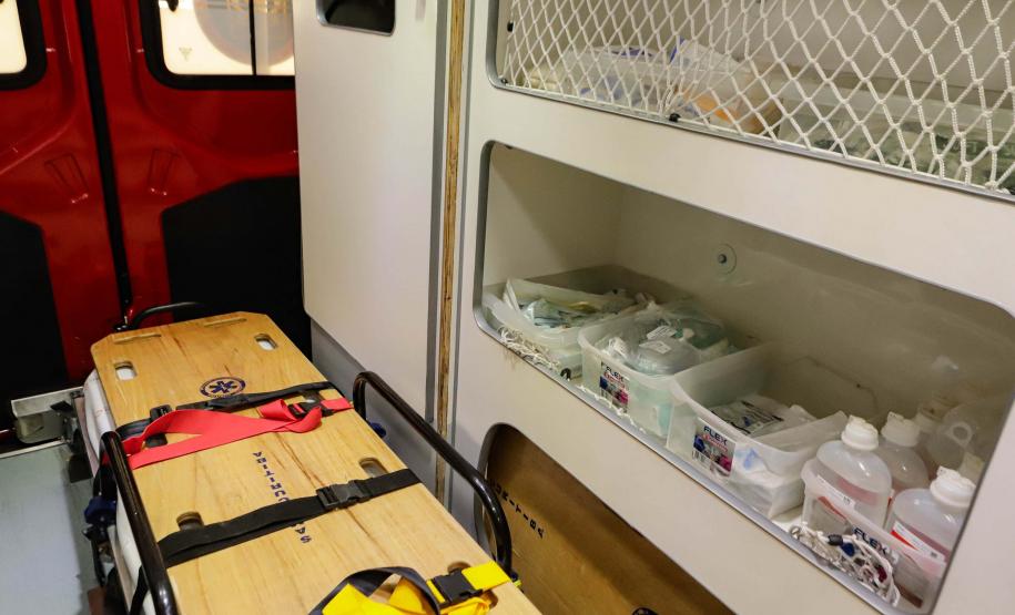 Curitiba, 10 de junho de 2024 - O Governo do Paraná investe em novas ambulâncias do Serviço Integrado de Atendimento ao Trauma em Emergência (Siate).