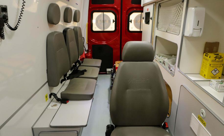 Curitiba, 10 de junho de 2024 - O Governo do Paraná investe em novas ambulâncias do Serviço Integrado de Atendimento ao Trauma em Emergência (Siate).