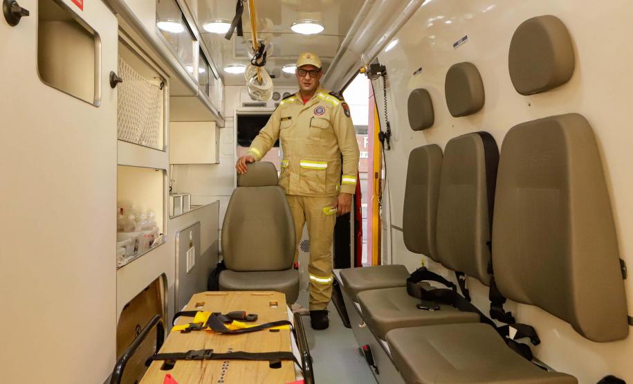 Curitiba, 10 de junho de 2024 - O Governo do Paraná investe em novas ambulâncias do Serviço Integrado de Atendimento ao Trauma em Emergência (Siate).