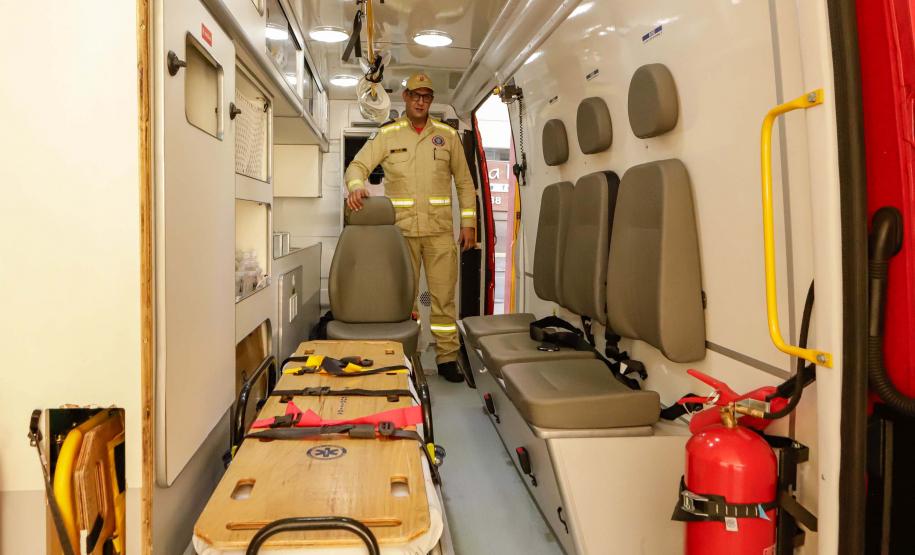 Curitiba, 10 de junho de 2024 - O Governo do Paraná investe em novas ambulâncias do Serviço Integrado de Atendimento ao Trauma em Emergência (Siate).