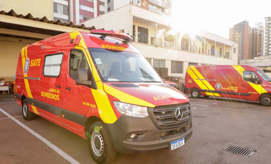 Curitiba, 10 de junho de 2024 - O Governo do Paraná investe em novas ambulâncias do Serviço Integrado de Atendimento ao Trauma em Emergência (Siate).