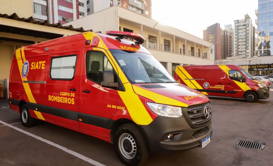 Curitiba, 10 de junho de 2024 - O Governo do Paraná investe em novas ambulâncias do Serviço Integrado de Atendimento ao Trauma em Emergência (Siate).