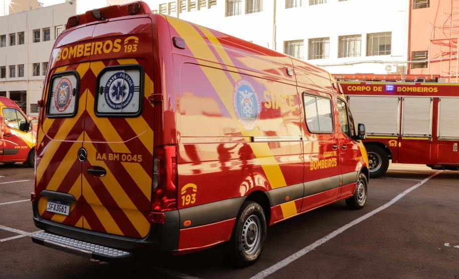 Curitiba, 10 de junho de 2024 - O Governo do Paraná investe em novas ambulâncias do Serviço Integrado de Atendimento ao Trauma em Emergência (Siate).