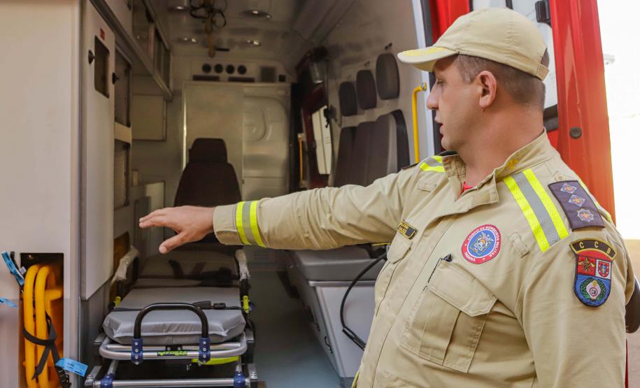 Curitiba, 10 de junho de 2024 - O Governo do Paraná investe em novas ambulâncias do Serviço Integrado de Atendimento ao Trauma em Emergência (Siate).
