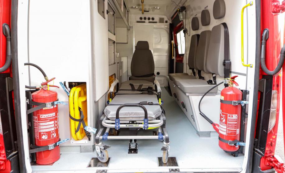 Curitiba, 10 de junho de 2024 - O Governo do Paraná investe em novas ambulâncias do Serviço Integrado de Atendimento ao Trauma em Emergência (Siate).