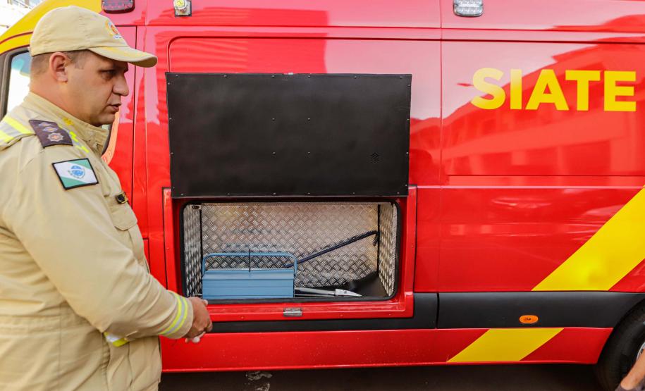 Curitiba, 10 de junho de 2024 - O Governo do Paraná investe em novas ambulâncias do Serviço Integrado de Atendimento ao Trauma em Emergência (Siate).