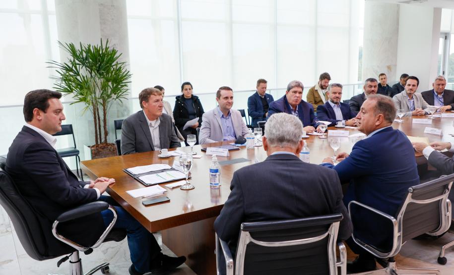 O governador Carlos Massa Ratinho Junior participou da inauguração da Maltaria Campos Gerais, localizada em Ponta Grossa.