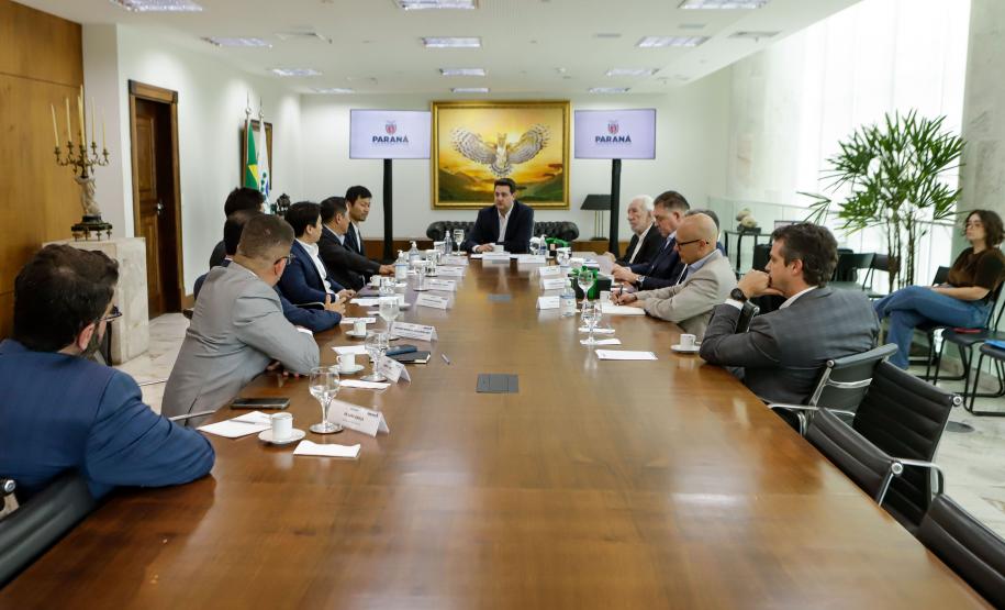 O governador Carlos Massa Ratinho Junior participou da inauguração da Maltaria Campos Gerais, localizada em Ponta Grossa.