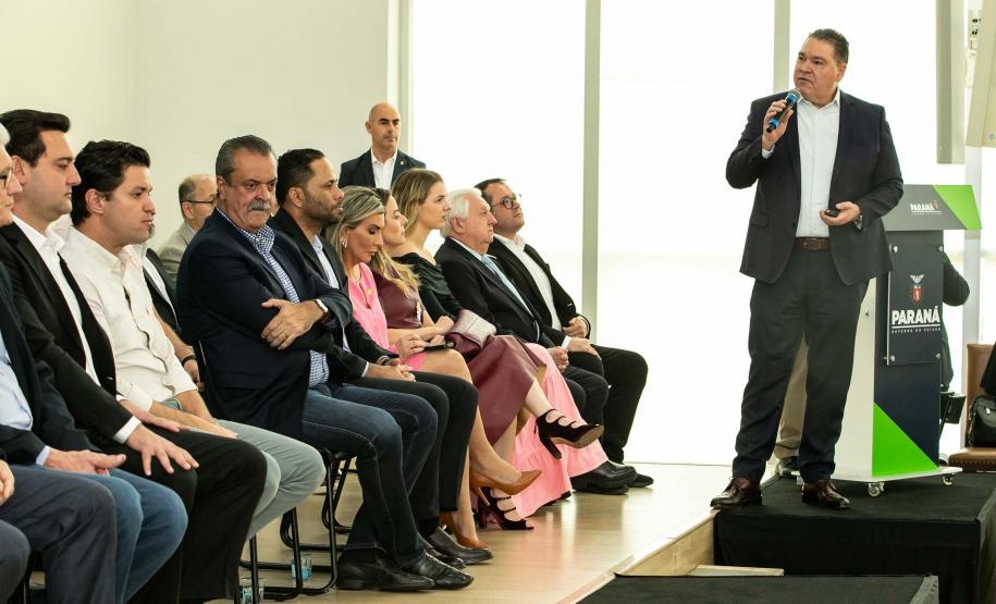 Curitiba, 24 de junho de 2024 - Governador Carlos Massa Ratinho Junior anunciou investimentos de R$ 505 milhões em energia e infraestrutura de gás canalizado para acelarar o crescimento do Paraná.