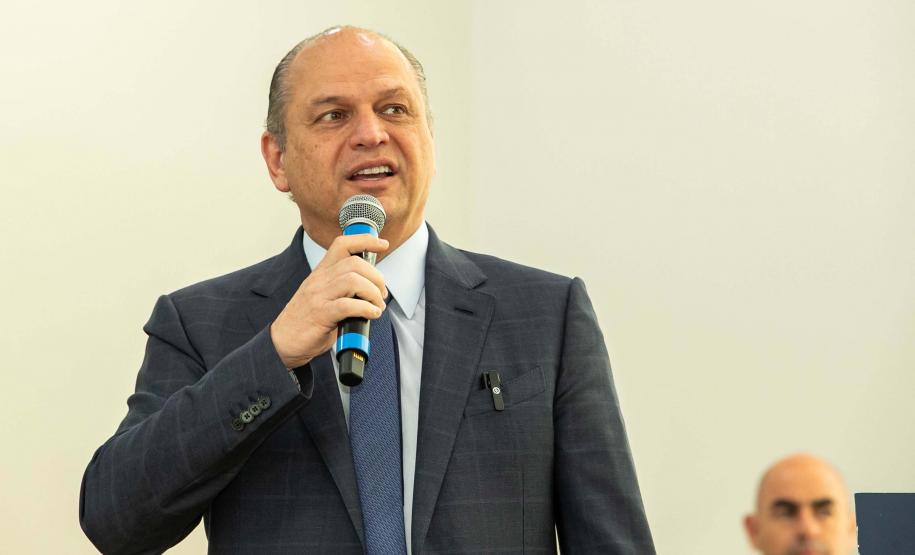 Curitiba, 24 de junho de 2024 - Governador Carlos Massa Ratinho Junior anunciou investimentos de R$ 505 milhões em energia e infraestrutura de gás canalizado para acelarar o crescimento do Paraná.
