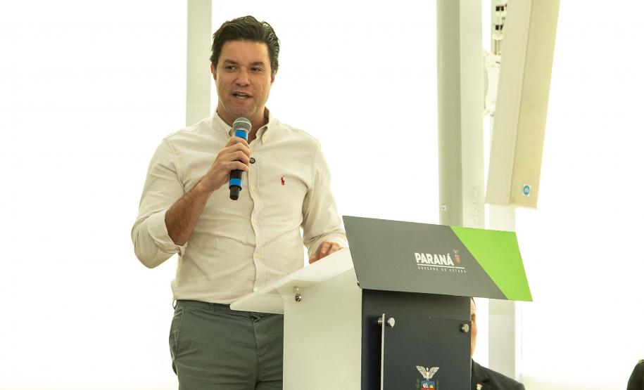 Curitiba, 24 de junho de 2024 - Governador Carlos Massa Ratinho Junior anunciou investimentos de R$ 505 milhões em energia e infraestrutura de gás canalizado para acelarar o crescimento do Paraná.