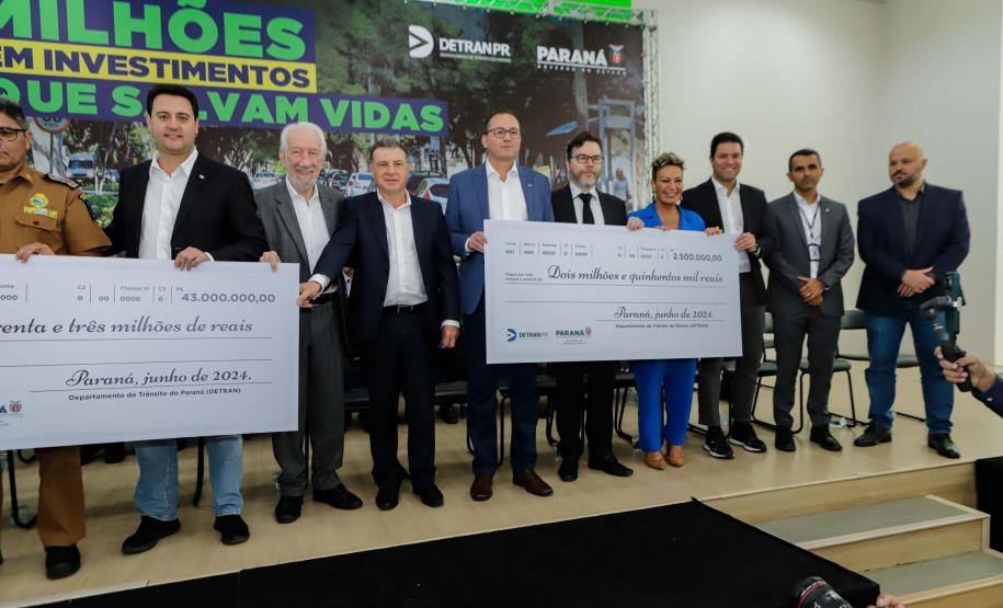Detran-PR destina R$ 103,8 milhões para fortalecer ações de segurança no trânsito no Paraná