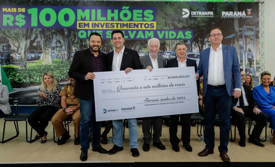 Detran-PR destina R$ 103,8 milhões para fortalecer ações de segurança no trânsito no Paraná