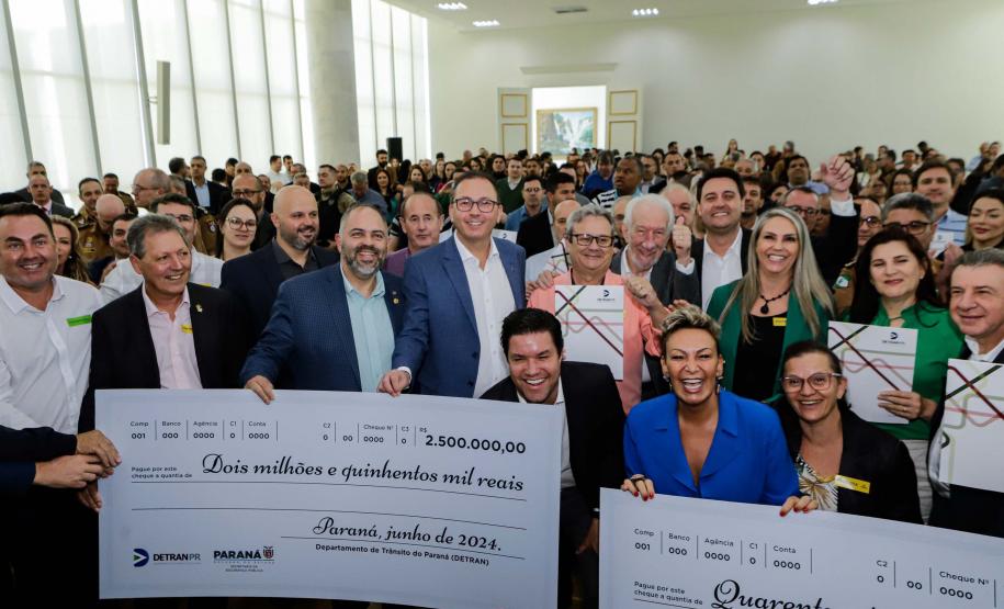 Detran-PR destina R$ 103,8 milhões para fortalecer ações de segurança no trânsito no Paraná