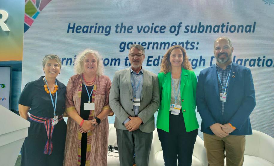 Paraná toma posse nesta semana no Conselho da coalizão pelo sustentabilidade Regions4