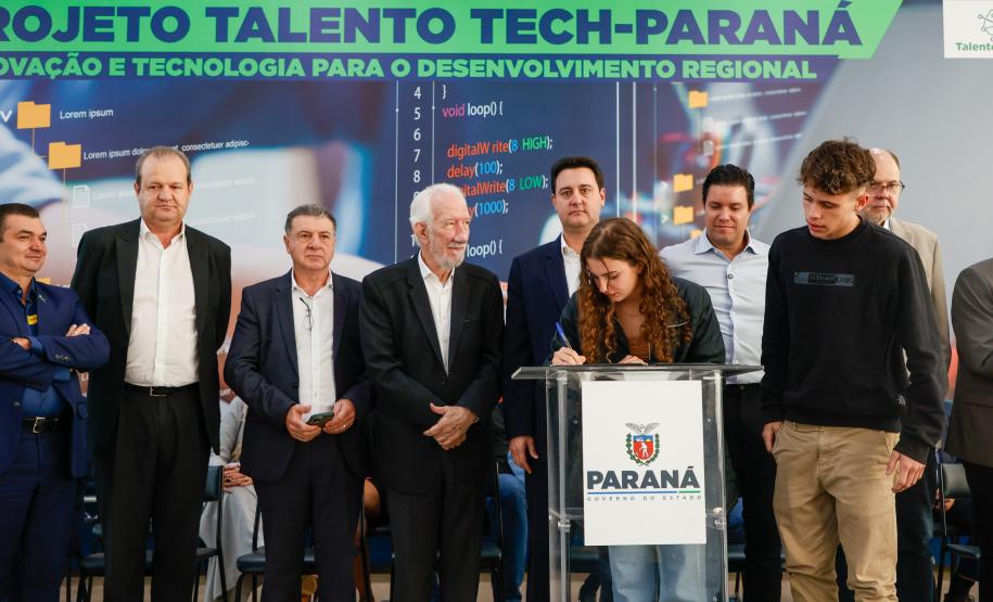 Governador Carlos Massa Ratinho Junior lança o projeto Talento Tech-PR.