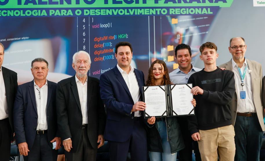 Governador Carlos Massa Ratinho Junior lança o projeto Talento Tech-PR.