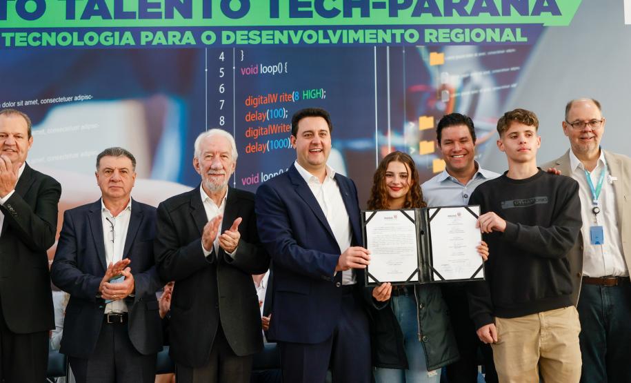 Governador Carlos Massa Ratinho Junior lança o projeto Talento Tech-PR.