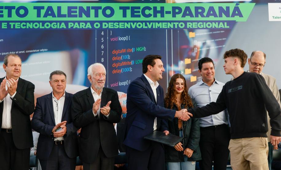 Governador Carlos Massa Ratinho Junior lança o projeto Talento Tech-PR.