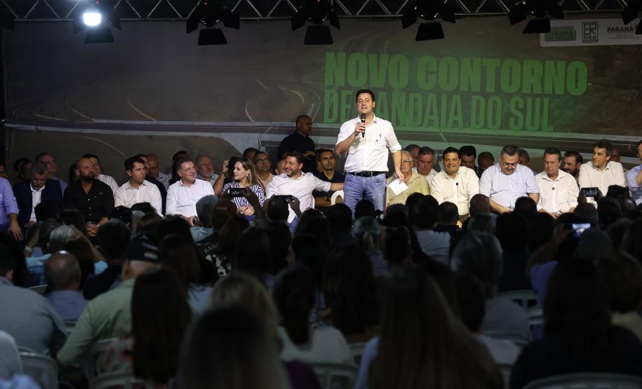 Governador inaugura novo contorno rodoviário de Jandaia do Sul