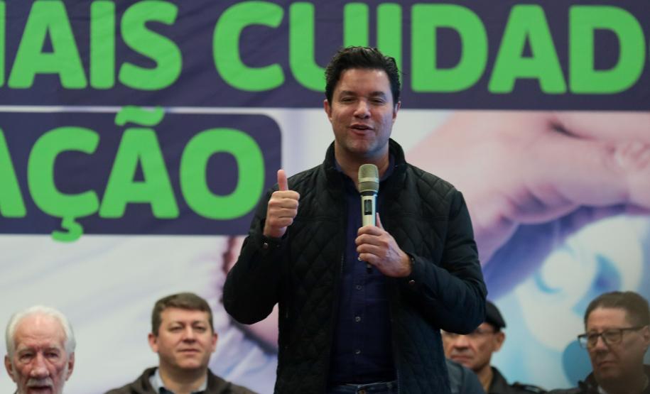 O governador em exercício Darci Piana participa neste sábado (29) do anúncio de novos investimentos do Governo do Estado em Quedas do Iguaçu.