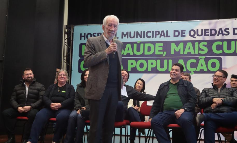 O governador em exercício Darci Piana participa neste sábado (29) do anúncio de novos investimentos do Governo do Estado em Quedas do Iguaçu.