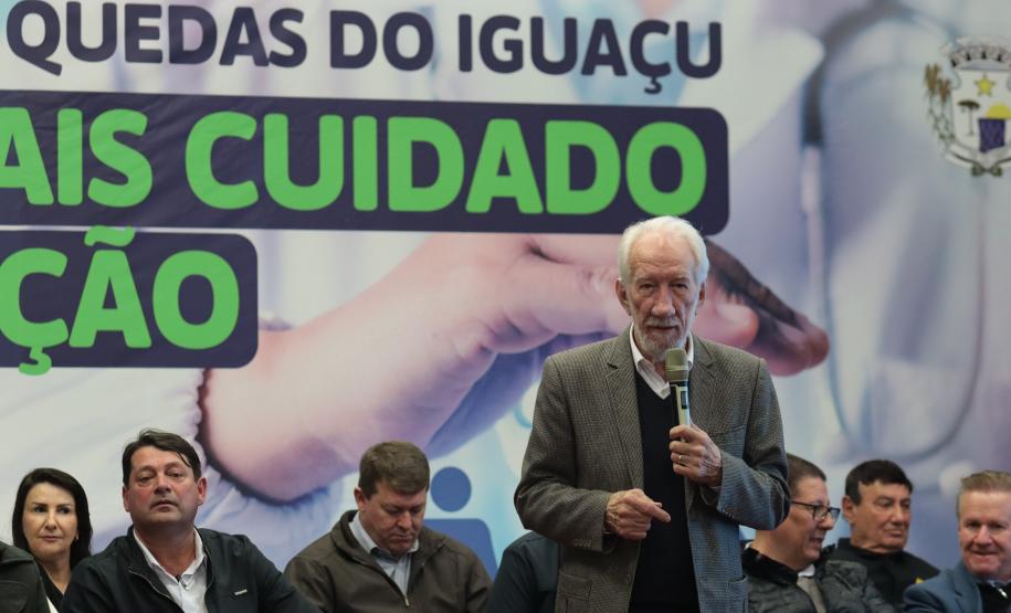 O governador em exercício Darci Piana participa neste sábado (29) do anúncio de novos investimentos do Governo do Estado em Quedas do Iguaçu.