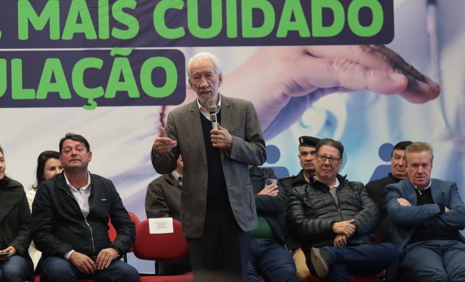 O governador em exercício Darci Piana participa neste sábado (29) do anúncio de novos investimentos do Governo do Estado em Quedas do Iguaçu.