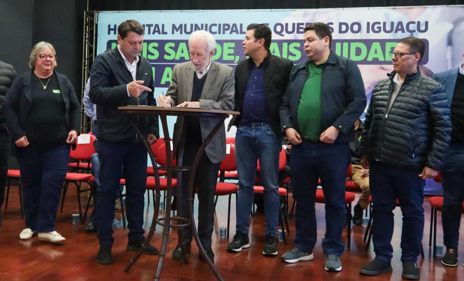 O governador em exercício Darci Piana participa neste sábado (29) do anúncio de novos investimentos do Governo do Estado em Quedas do Iguaçu.