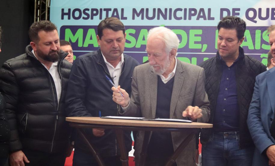 O governador em exercício Darci Piana participa neste sábado (29) do anúncio de novos investimentos do Governo do Estado em Quedas do Iguaçu.