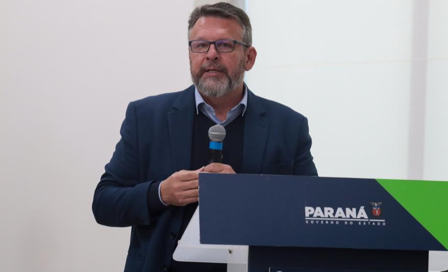 O governador em exercício Darci Piana e o presidente da Sanepar, Wilson Bley, anunciam nesta terça-feira (02) um pacote de investimento em saneamento rural e urbano e distribuição de água, além da conclusão de obras emblemáticas do setor.