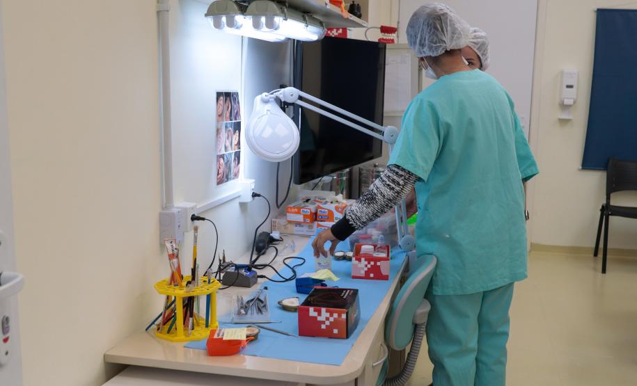 Ambulatório de próteses faciais reconstrutivas do Hospital de Reabilitação do Paraná