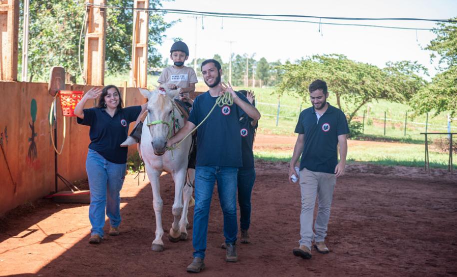 Criado há 9 anos, núcleo da UENP se destaca por terapia com cavalos