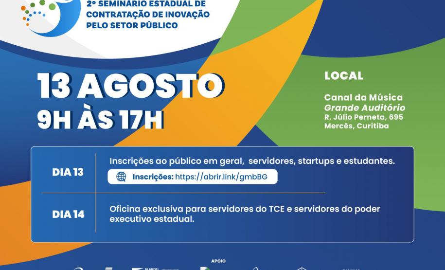 Governo do Estado abre inscrições para 2º Seminário Estadual de Contratação de Inovação pelo Setor Público