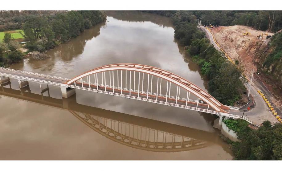 Cartão-postal: Ponte dos Arcos de União da Vitória é revitalizada pelo DER/PR.